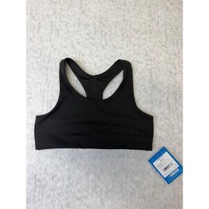 DSG Girls Momentum Sports‎ Bra Pure Black Moisture Wicking UV Protection Size S